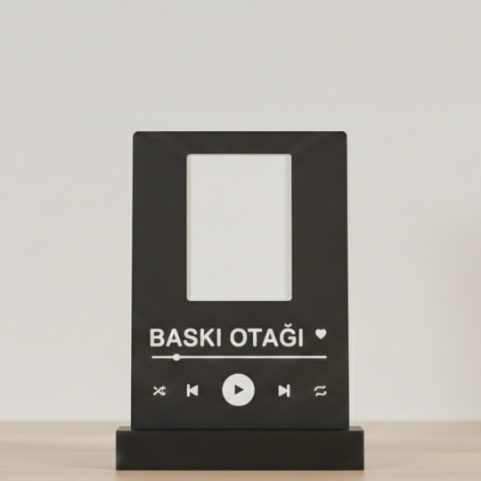 Kişiye Özel Spotify Tasarım Plaka