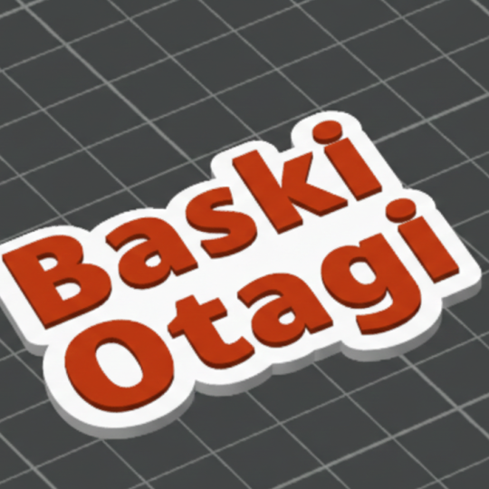 Kişiye Özel Modern İsimli Anahtarlık