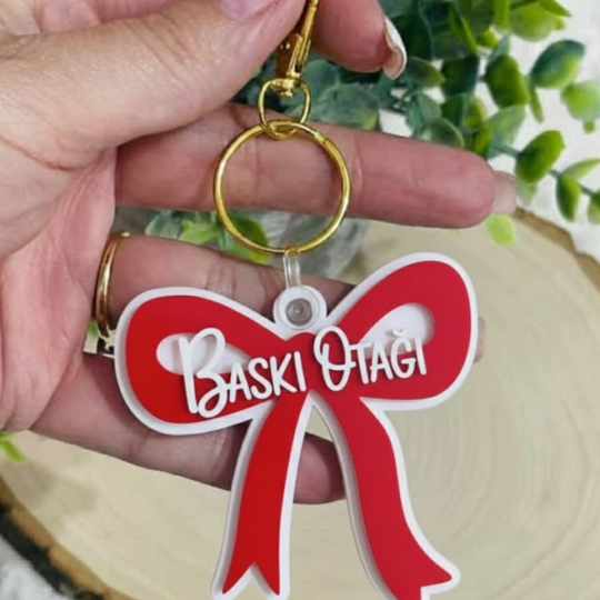 Kişiye Özel Fiyonk Tasarımlı İsimlik