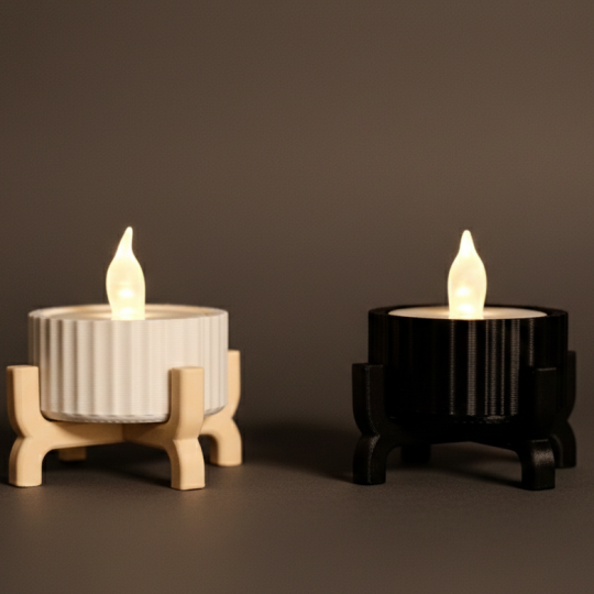 Modern Çift Renkli Gece Lambası Standı