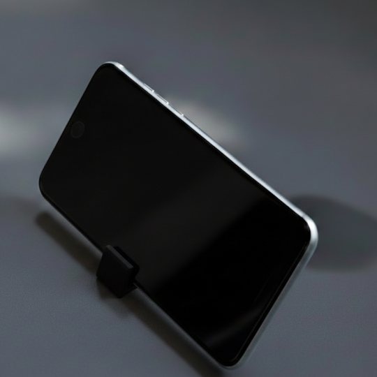 Minimalist Masaüstü Telefon Standı ve Anahtarlık